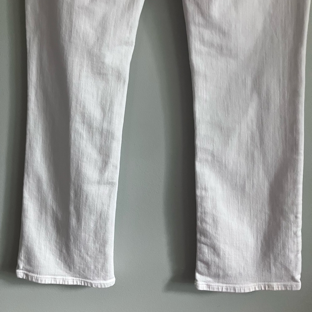 MADEWELL White Mid Rise Kickout Crop Jeans Size 24P - Picture 10 of 16